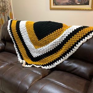 Pittsburgh Steeler’s themed quilt/throw
